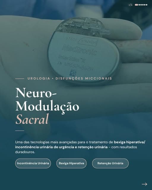 Publicação da Dra. Denise sobre Neuromodulação sacral